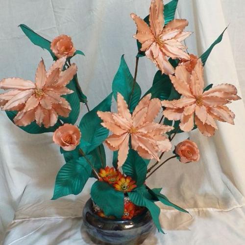 Ramo de Flores Artificiales, Modelo Flor: Epiphyllum Usado