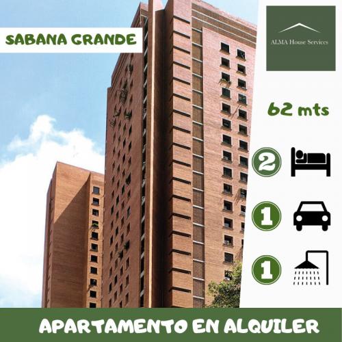 Se alquila apartamento de 62M2 en Sabana Grande