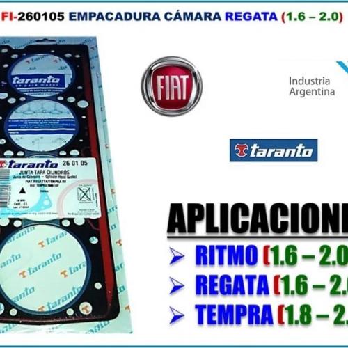 EMPACADURA DE CAMARA FIAT TEMPRA TIPO REGATA 1.8 2.0