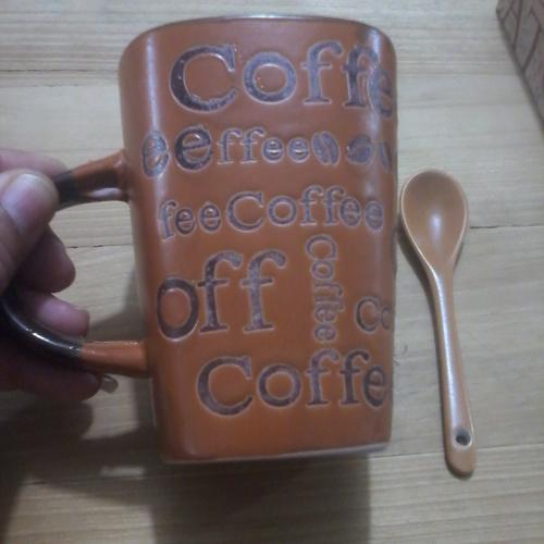 Taza para cafe con cucharita