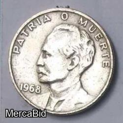 20 centavos 1968 de Cuba