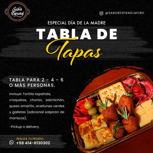 TABLA DE TAPAS
