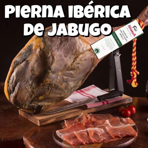 PIERNA DE JAMÓN IBÉRICO DE JABUGO MARCA ALTANZA.