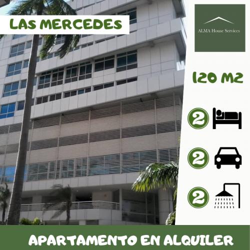 Se alquila apartamento 120 M2 de lujo en Las Mercedes