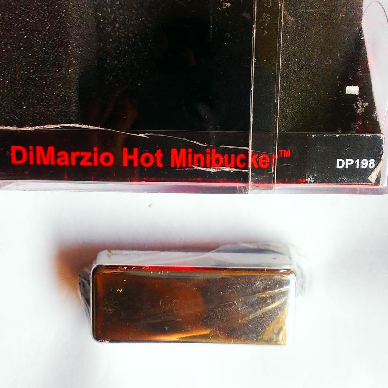 Micrófono DiMarzio DP198 Hot Minibucker para guitarra eléctrica