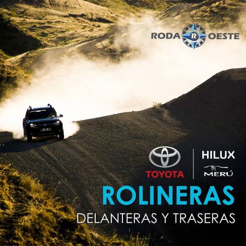 ROLINERAS DELANTERAS Y TRASARAS TOYOTA HILUX, MERU