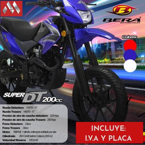 Motocicletas BERA “SUPER DT 200CC”