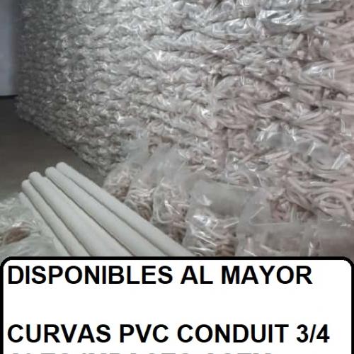 CURVAS PVC CONDUIT PARA ELECTRICIDAD AL MAYOR