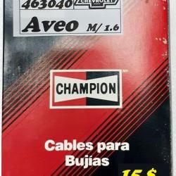 Cables para Bujías Aveo 1.6 marca CHAMPION   15 $$
