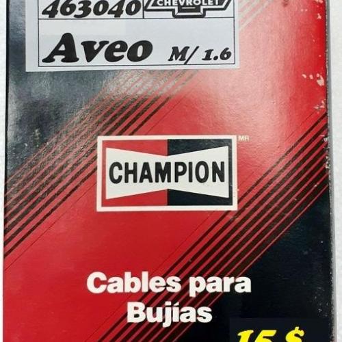 Cables para Bujías Aveo 1.6 marca CHAMPION   15 $$