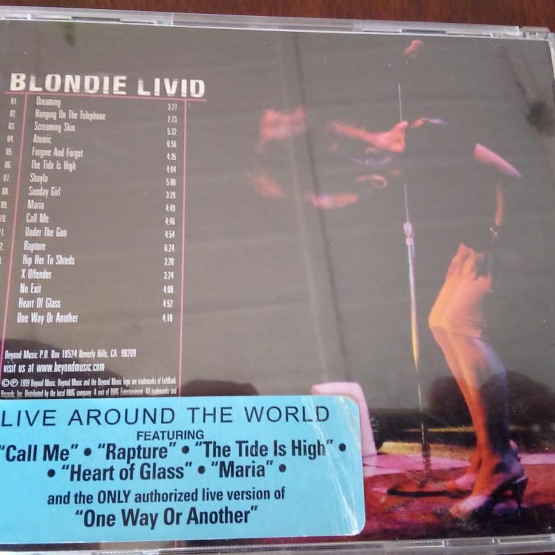 CD BLONDIE LIVID (En Vivo)
