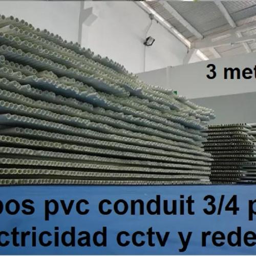 TUBOS PVC CONDUIT 3/4 PARA ELECTRICIDAD  PRECIO DE FABRICA