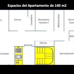 Vendo Apartamento en Valencia, Carabobo. Residencias Vista Real II, 140 m2, 3HT, 2BÑ,2PE