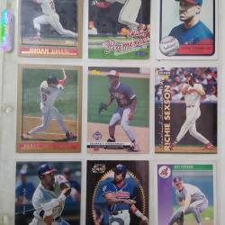 tarjetas coleccionables de los Cleveland Indians