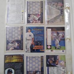 Tarjetas coleccionables de los New York Yankees