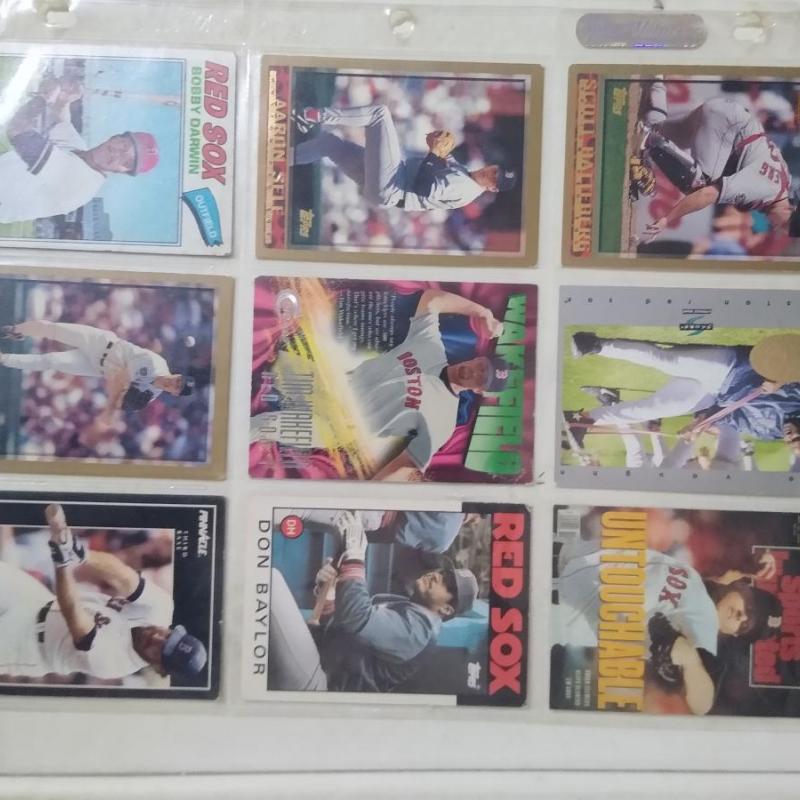 Tarjetas coleccionables de los Boston Red Sox