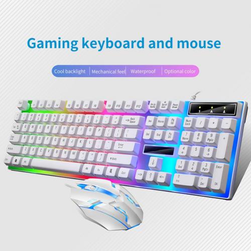 Set de teclado y mouse RGB Gamming