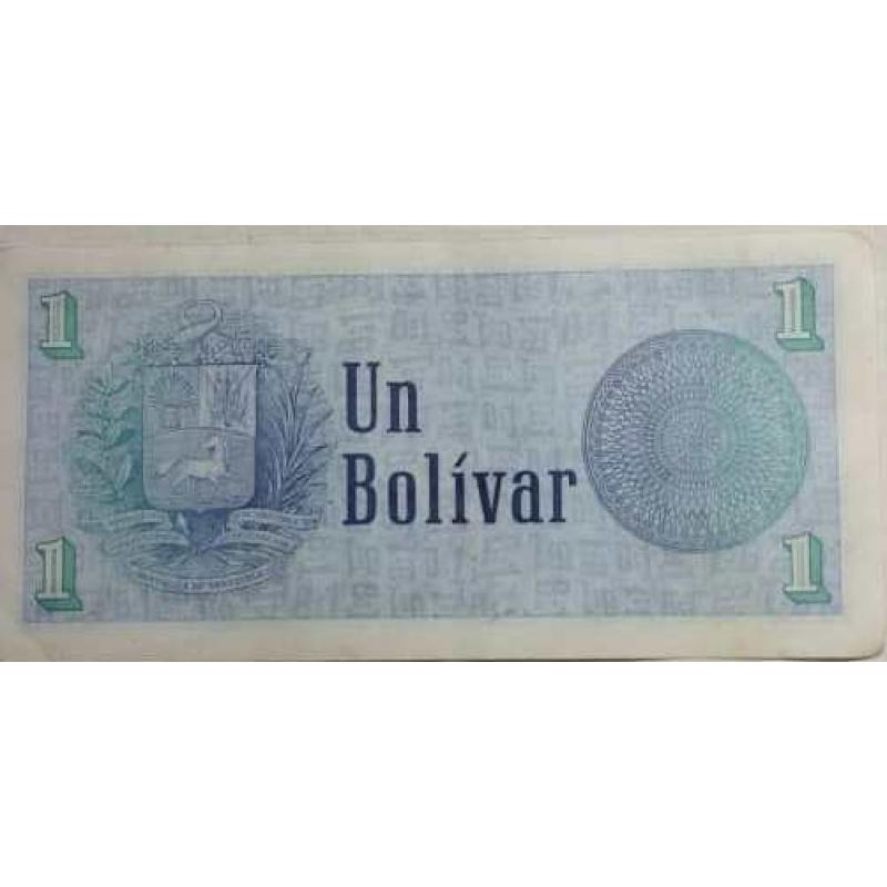Billete 1 Bolívar 05 De Octubre 1989