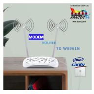 Modem Router adsl2, Modelo Td-w8961n-300mbps Wifi