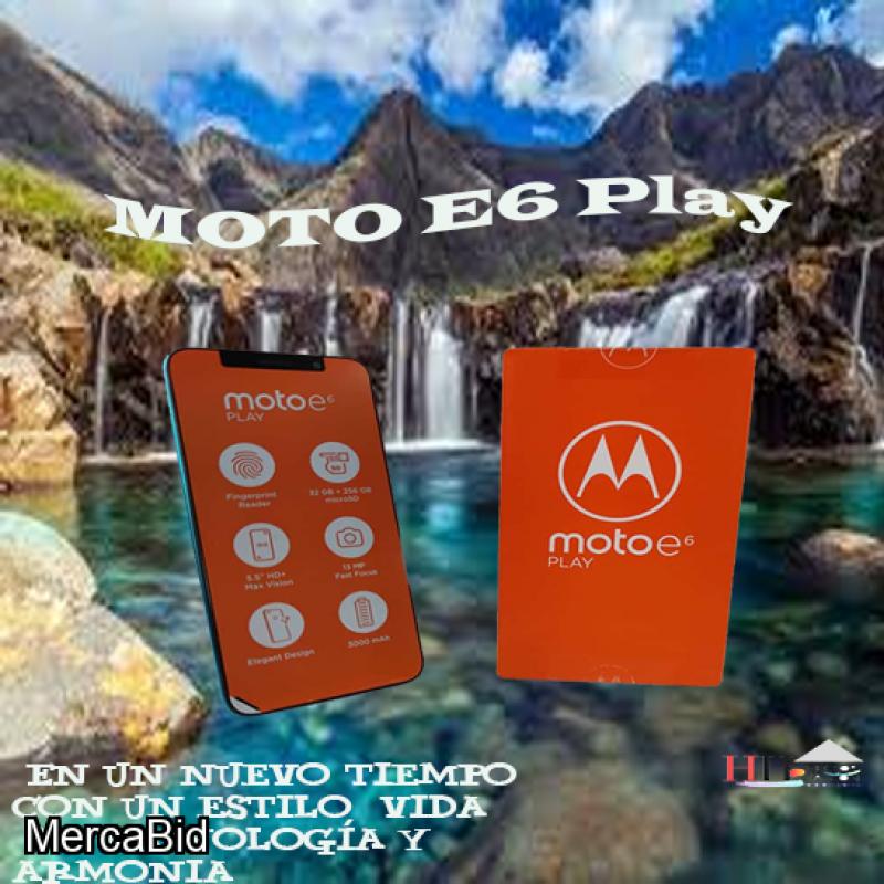 MOTO E6 Play (MOTOROLA)  Moto e6 Play azul- tienda fisica, valencia venezuela