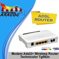 Modem Router Internet Banda Ancha Adls2 technicolor Tg582 N