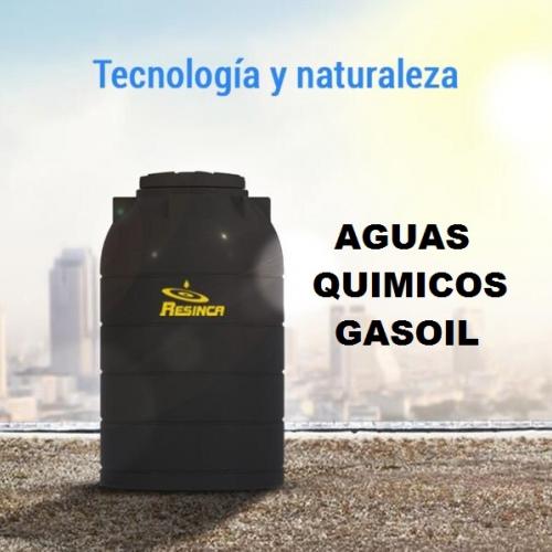 TANQUES GASOIL QUIMICOS AGUA doble refuerzo marca RESINCA 2.500 lts.