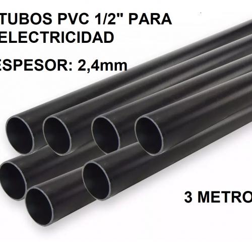TUBOS PVC CONDUIT 1/2 PULGADA PARA ELECTRICIDAD