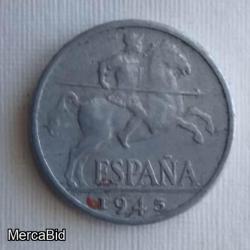 “10 céntimos 1945”