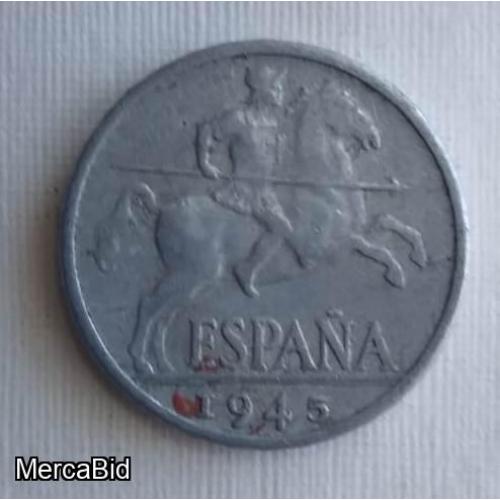 “10 céntimos 1945”