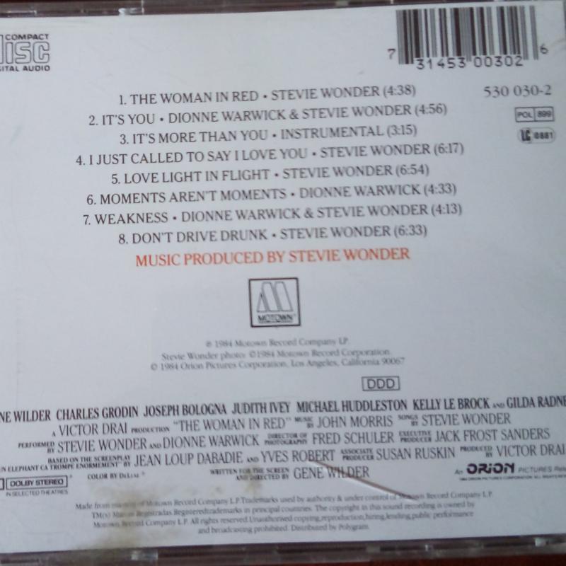 CD STEVIE WONDER: The Woman In Red