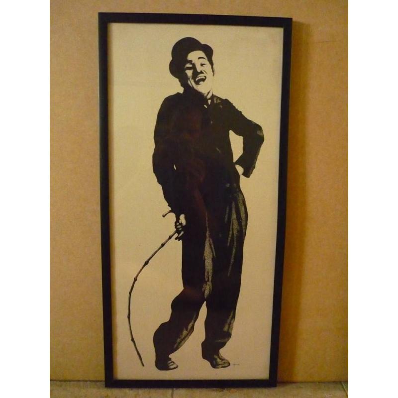 Afiches Enmarcado Charles Chaplin