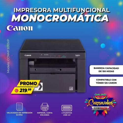 Impresora Multifuncional Láser Monocromática marca Canon