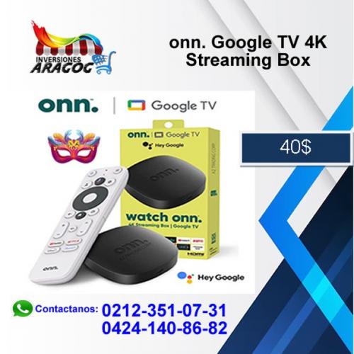 Onn. Google TV  4K Streaming Box