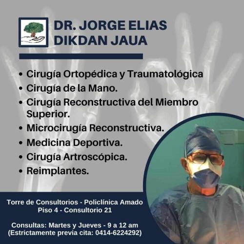 DR JORGE DIKDAN Ortopedia y Traumatologia